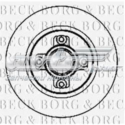 BBD5842S Borg&beck disco de freno trasero