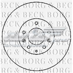 BBD4737 Borg&beck disco de freno delantero