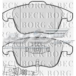 BBP2049 Borg&beck pastillas de freno delanteras