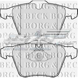 BBP2058 Borg&beck pastillas de freno delanteras