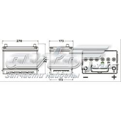 Batería de Arranque Exide 70 ah 12 v B09 (CB704)