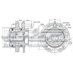 ST40202EJ70B SAT cubo de rueda delantero