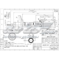 ST4853020700 SAT amortiguador trasero derecho