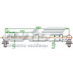 ST5344069025 SAT muelle neumático, capó de motor