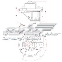 ST8710333081 SAT motor eléctrico, ventilador habitáculo