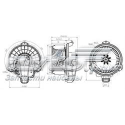 ST8710342070 SAT motor eléctrico, ventilador habitáculo