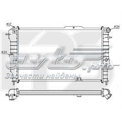 52A279 FPS radiador refrigeración del motor