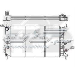 28A157 FPS radiador refrigeración del motor