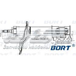 G22048011L Bort amortiguador delantero izquierdo