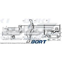 G22050018L Bort amortiguador delantero izquierdo