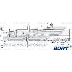 G22250168L Bort amortiguador delantero izquierdo