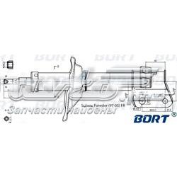 G22250202R Bort amortiguador delantero izquierdo