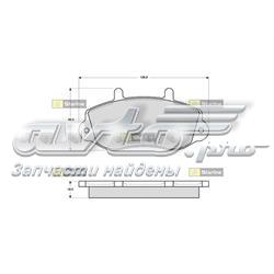 BD S315 Starline pastillas de freno delanteras