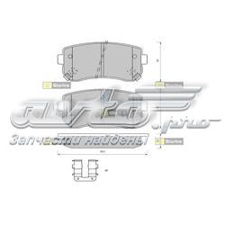 BD S409 Starline pastillas de freno traseras