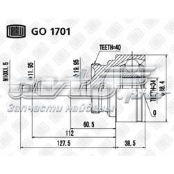 GO1701 Trialli junta homocinética exterior delantera