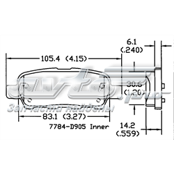 Comprar 16905 Power Stop Pastillas de freno traseras