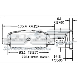 Pastillas traseras de freno Power Stop 16905 precio, desde 19,53 EUR
