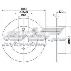 8DD355119101 HELLA disco de freno trasero