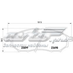 8DB355021-101 HELLA pastillas de freno delanteras