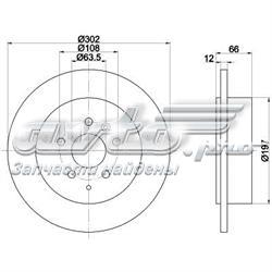 8DD 355 118-911 HELLA disco de freno trasero