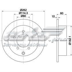 8DD355119181 HELLA disco de freno trasero