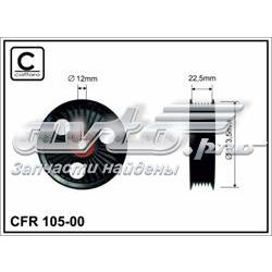 10500 Caffaro rodillo, correa trapecial poli v