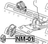 Soporte motor delantero Nissan Primera P11
