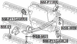 Soporte motor delantero Nissan Primera P11