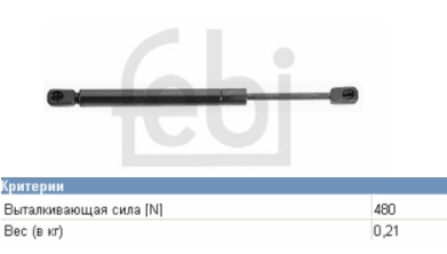 Comprar 51241960862 BMW Amortiguador de puerta trasera