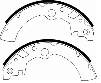 5320070822000 Suzuki zapatas de frenos de tambor traseras