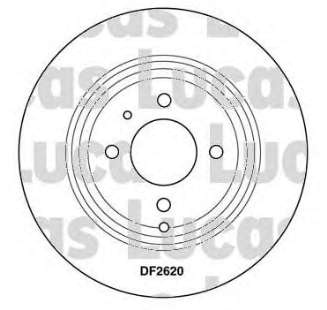 BG2721 Delphi disco de freno trasero
