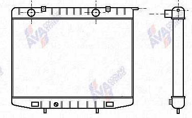 Radiador 91149885 Opel