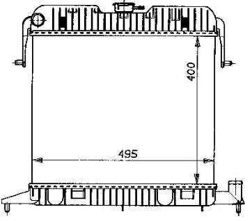 Radiador refrigeración del motor 5525081 Polcar