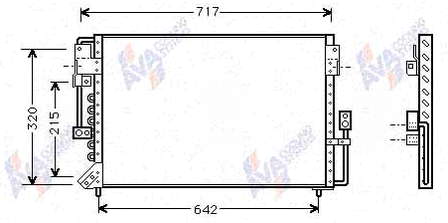 Condensador aire acondicionado 8846060060 Toyota