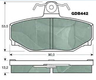 2722916 Volvo pastillas de freno traseras