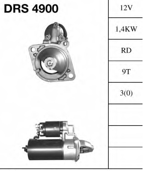 12411740378 Opel motor de arranque