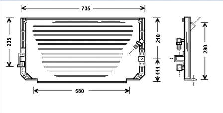 Comprar 8846012480 Toyota Condensador de aire acondicionado