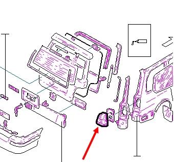 Piloto posterior derecho Honda Shuttle 1 (RA1, RA5)