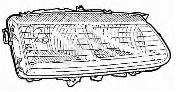 Faro derecho para Renault Safrane 2 (B54)