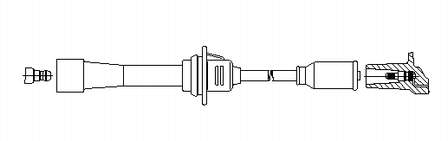 0K01318180A Hyundai/Kia cable de encendido, cilindro №3