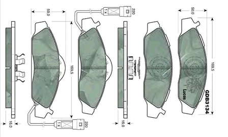 Comprar 4813005100 Ssang Yong Pastillas delanteras de freno
