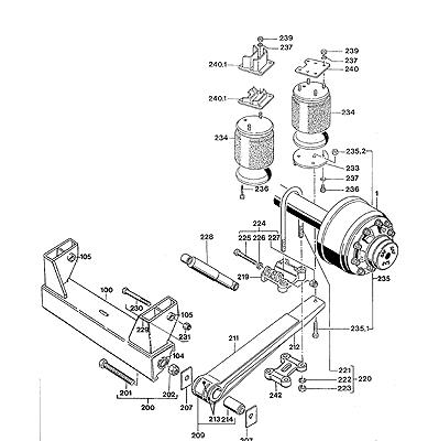 Muelle neumático, suspensión 9518117500 Wabco