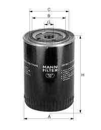 Filtro de aceite WP11102 Mann-Filter