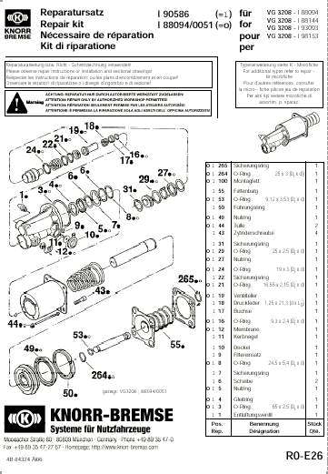 Servoembrague 625586AM Knorr-bremse