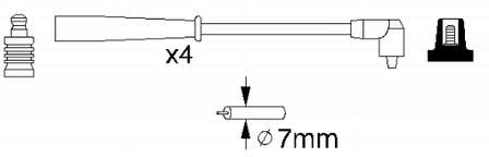 Juego de cables de encendido CLS112 Champion