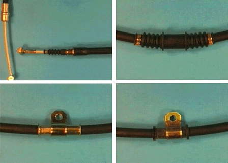 Cable de freno de mano trasero derecho MB520363 Mitsubishi