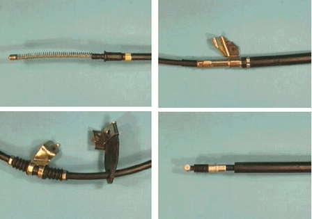 Cable de freno de mano trasero derecho MB520893 Mitsubishi