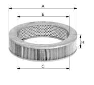 Filtro de aire 1780168020 Toyota