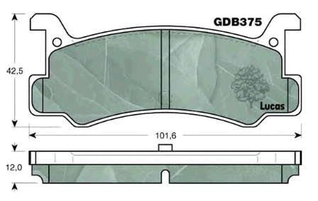 0449287706000 Daihatsu pastillas de freno traseras