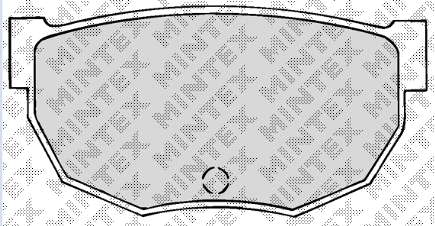 4406008E90 Nissan pastillas de freno traseras